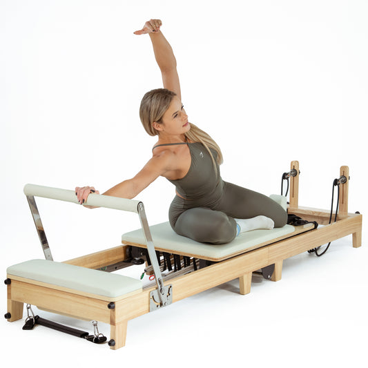 Maple Oak Foldable Pilates Reformer - Multiple Colour Options
