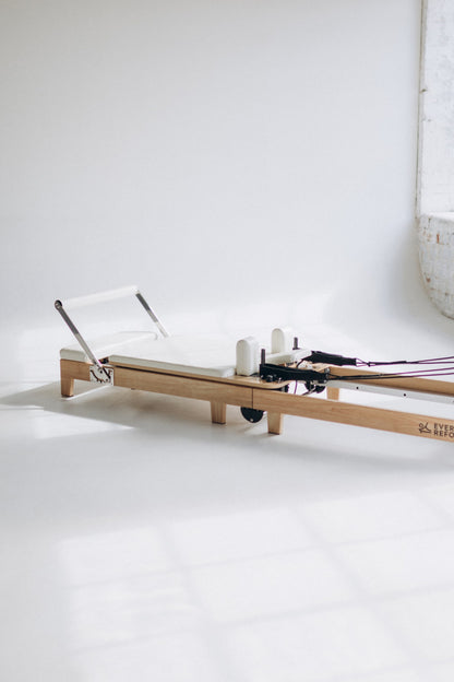 Maple Oak Foldable Pilates Reformer - Multiple Colour Options